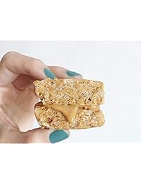 Super Pop Snacks-GLUTEN, suave y libre de pelo con no refinado azúcar de 0.35 oz proteína a base de planta, PB y mantequilla de miel Bar-12 unidades