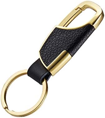 Premium Handmade Car Leather Valet Keychain Key Organizer For Men Women by BAKUN, Home Key Chain Key Ring Key Holder