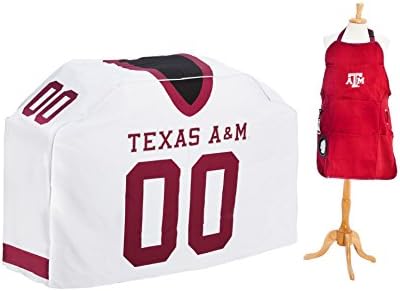 Tailgate Master Texas A&amp;M University Grill Cover and Grill Apron Bundle
