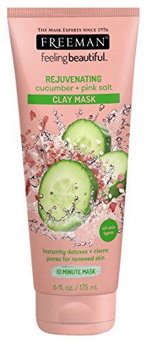 Freeman facial cucumber+pink salt clay mask 6 ounce(rej…