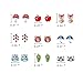 Unique Queen 9 Pair Sets Cute hypoallergenic Animal Stud Earrings Set For Girls kids Women Sterling Silver earrings Halloween Gifts