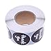 BCP 800pcs 1 1/2inches Dark Brown Round 