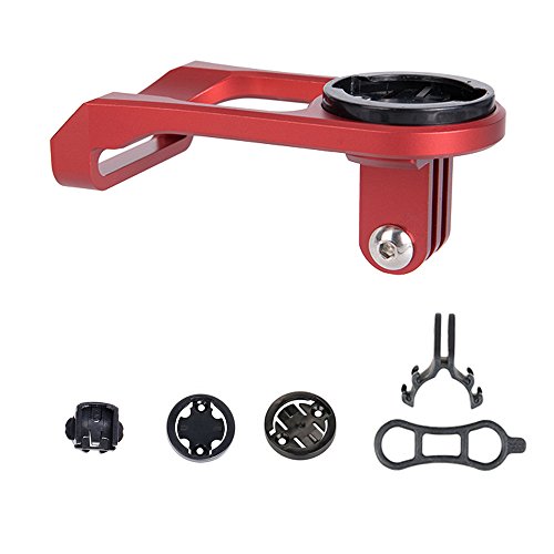 Ztto Out-Front Bike Mount for Garmin Cat Eye Bicycle Computer GPS Go Pro Sports Camera Light … (Red)