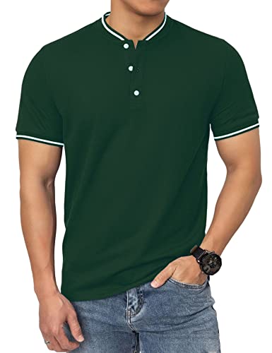 polo t shirts for men Muscle Henley for men polo