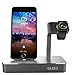 OLEBR Apple Watch Series 3 Stand iPhone X/8/8Plus/7/7Plus/6s/6s Plus Dock, [2 in 1 Charging Dock] Apple Watch Charging Stand, Aluminum Charger Station for iWatch Series 3/2/1/Nike+,iPhone 5/SE-Gray …