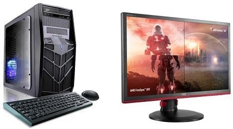 CybertronPC Trooper-X68 Gaming Desktop and AOC G2460PF 24" Free Sync Gaming Monitor Bundle
