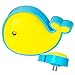 New Wayzon Cute Mini Whale Energy Efficient 0.3W Automatic Light Control Sensor Wall Night Lights Sensor Smart LED Nightlight for Kids Room, Washroon, Hallway