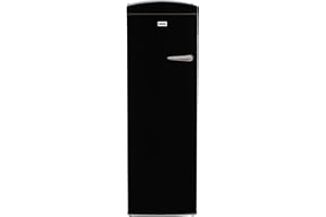 Conserv 8.3cf Classic Retro Upright Freezer Frost Free 24" 110V w/ 6 Drawers(Black)