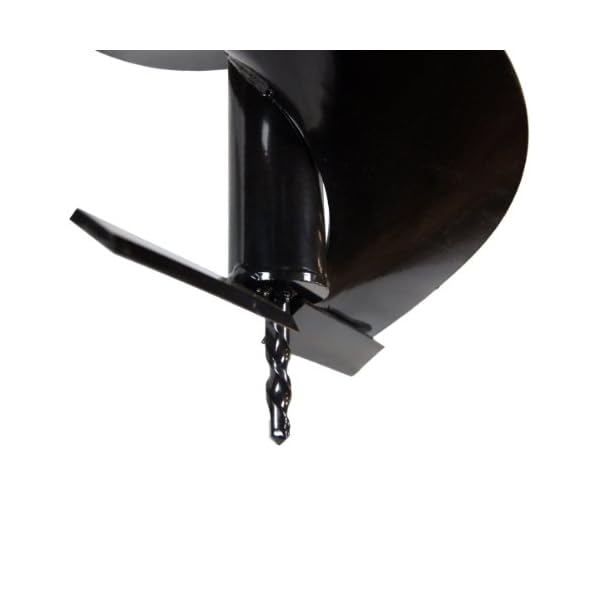 GT Garden Erdlochbohrer Pfahlbohrer Pfostenbohrer Ersatzbohrer fÃ¼r ErdbohrgerÃ¤t, Stahl, Durchmesser 60mm – Bild 5