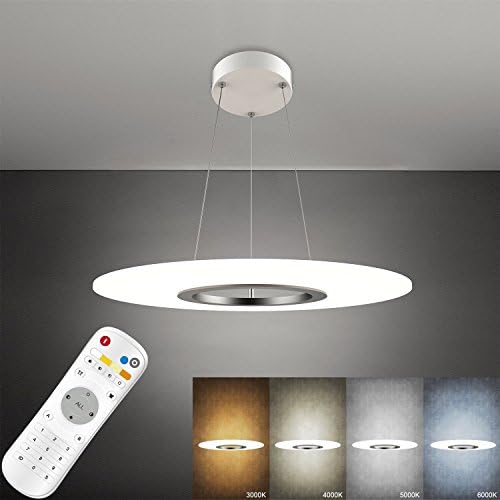 Pendant Light Pendant Lamp Chandelier Modern Simple Pendant Light Acrylic Material LED Transparent Stepless Dimming Pendant Light With Remote Control For Office Bedroom Dining Room ( Size : Diameter 60cm )