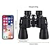 BFULL Binoculars 12x50 Binoculars for Adult Teenagers Compact Binoculars Wide Angle Weak Light Night Vision Waterproof Binoculars with Bag and Strap for Bird Watching, Hunting, Safari, Sports