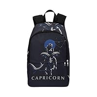 VvxXvx Zodiac Sign Capricorn Casual Daypack Travel Bag College School Backpack for Mens and Women