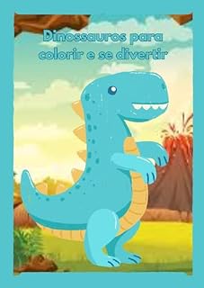 Livro Dinossauors : para colorir e se divertir
