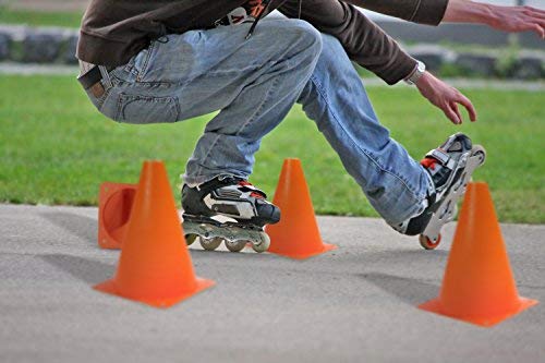 Premium 7-Inch Plastic Traffic Cones (6-Pack) | Orange, Multipurpose Construction Theme Party Cones For Various Activities & Events| Perfect For Kid Parties, Indoor, Outdoor & Festive Events - Thumbnail 6