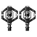 CRANKBROTHERs Crank Brothers Candy 7 MTB Mountain Bike Pedals (Black) with Premium Cleats and Shoe Shields Pairthumb 1
