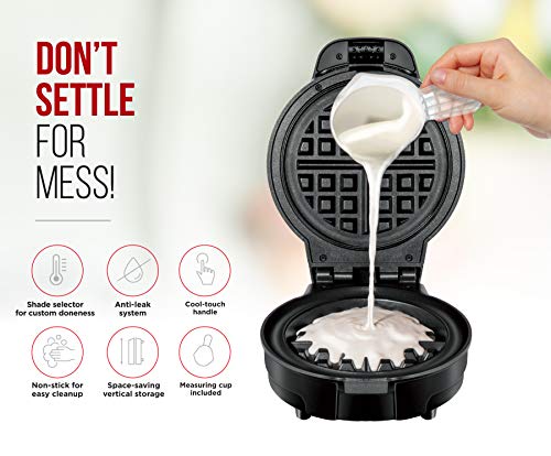 2 Chefman+Anti+Overflow+Waffle+Maker+Measuring