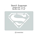 XL Stencil - Superman Symbol