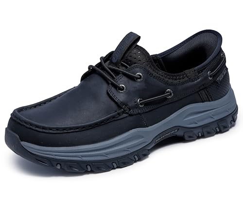 Skechers Men's Knowlson - Shore Thing Hands Free Slip-in, Black, 8