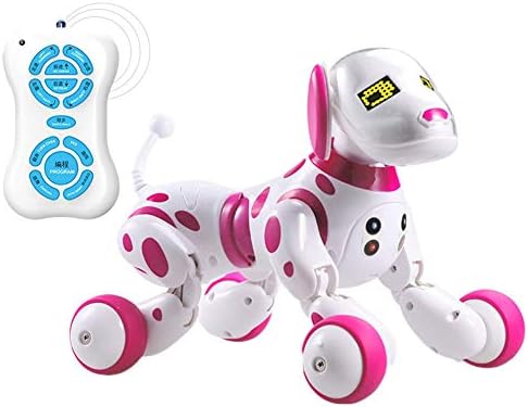 2.4G Wireless Remote Control Intelligent Robot Dog Robot Dog with Voice Recognition Smart Toys Talking Dog Robot Electronic Pet Toy Children's Birthday Gift