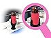 ARAD Phone Stand for iPhone and iPad, Book Holder Hand Statue Art (Black/Pink)