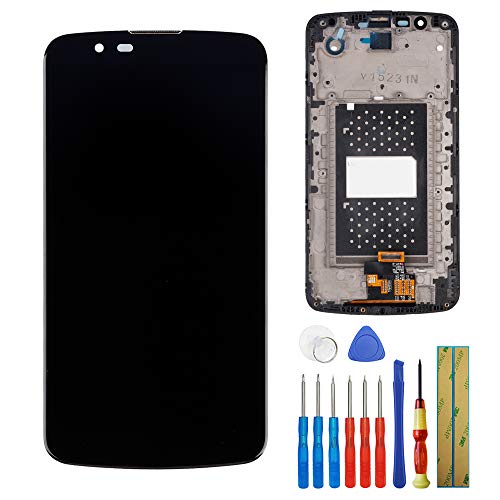 Buy New Lcd Screen Compatible With Lg K10 2016 K428 K410 K430 K430ds Ms428 K430n K430dsy K420n K430t Lcd Touch Screen Display Assembly With Frame Tools Black Online In Bahrain B07tdpqpyn