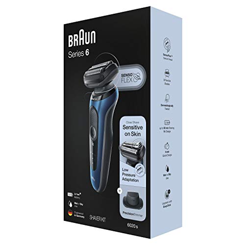 image for Braun Electric Razor for Men, Series 6 6020s SensoFlex Electric Shaver