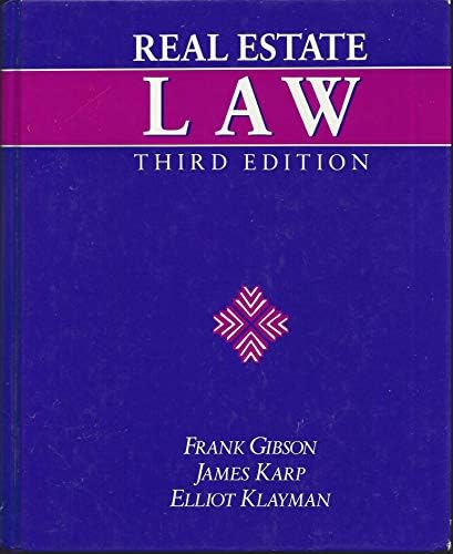 Amazon.com: CA Real Estate Law 4th ed: 9781939259769: Rockwell
