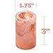 Himalayan Pink Salt Shot Glasses, 1.5 Ounce - Set of 4, All-Natural Pink Sea Salt-Tequila Shot Glass Set by Low Country Home & Kitchen