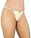 Laura No-Show Women's Seamless Thong Lycra Certified 103112BE S Beige