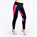 CFR 2017 Hot! Women's Fitness Leggings Workout Ankle-Length Yoga Pants Super Stretch Sportwear Black&Pink,M UPS Post