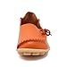 CIOR Women's Genuine Leather Loafers Casual Moccasin Driving Shoes Indoor Flat Slip-On Slippers,M911,Orange,40