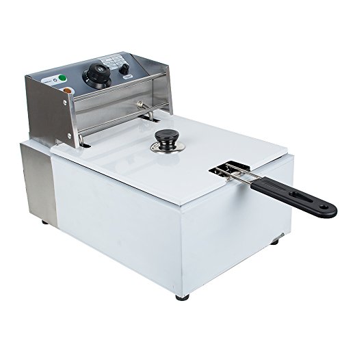 Click Here to See More Images Careshine Electric Countertop Deep Fryer, 5.5L Commercial Basket Electric Fry Restaurant (2500W, Ship from UAS)