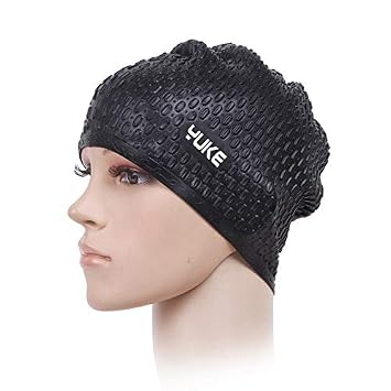 Bub Swimming Cap Women Men Waterproof Ear Protect Swim Caps Diving