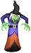 Halloween Inflatable 7' Evil Witch By Gemmy
