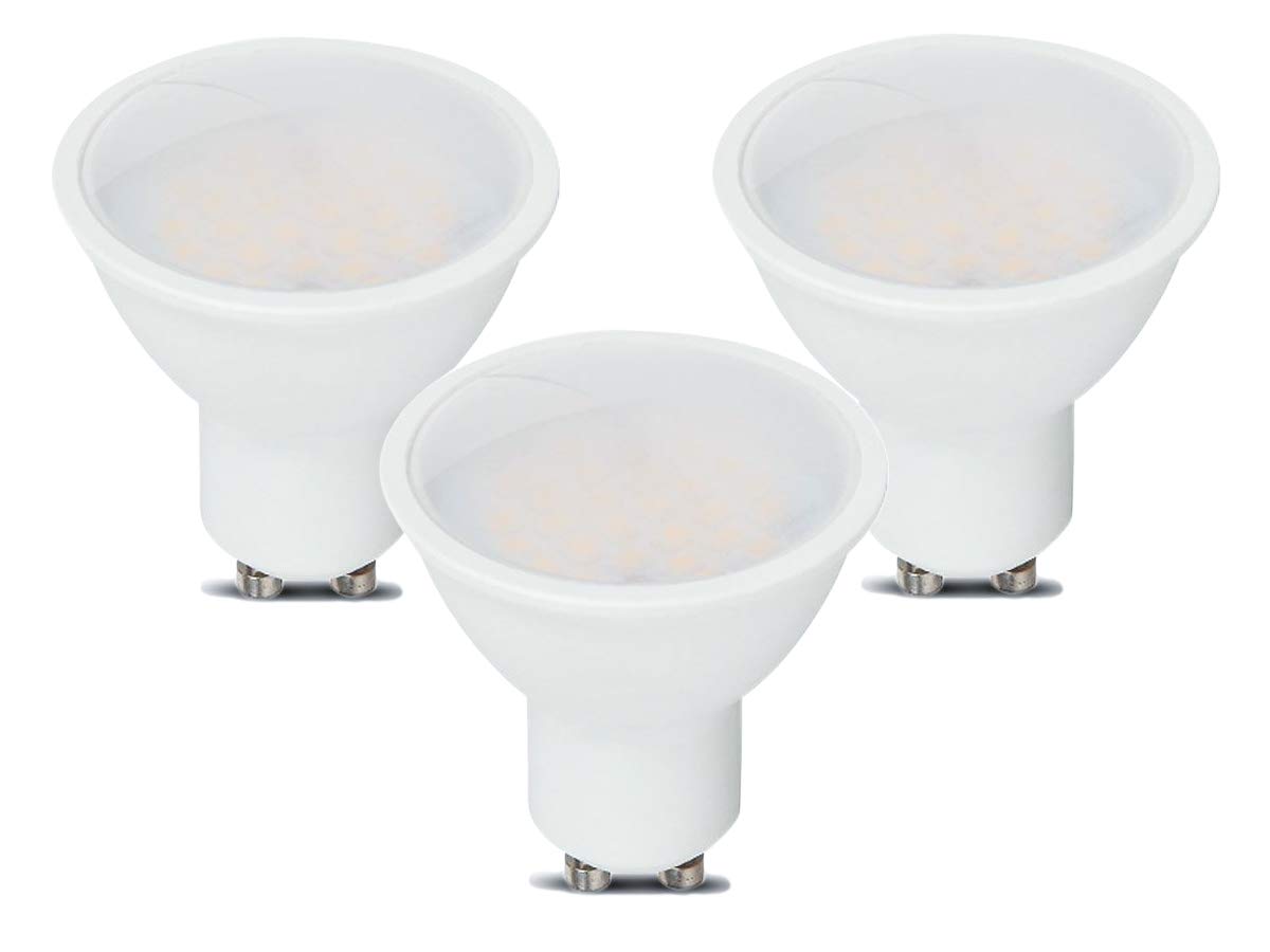 3 PCS GU10 Led Bulbs, Led GU10 10W 1000LM, Super Brighter, Non Dimmerabile (Cool White 6400K)