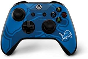 Skinit Decal Gaming Skin Compatible with Xbox One X Controller - Officially Licensed NFL Detroit Lions Double Vision Design