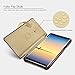 ICARER Galaxy Note 9 Case, Genuine Vintage Leather Side Open Case in Slim Thin Design, Flip Folio Style Cover Compatible for Samsung Galaxy Note 9 (2018) - Brown