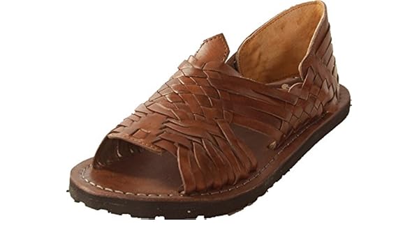 brown slip on sandals