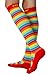 CPR Compression Socks for Women Men Nurses Compression Stockings for Woman Graduated Compression Sock 20 30 mmHg Knee High Nursing Travel Comfortable Compression Socks (Stripes -Small)