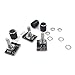 Seloky 10pcs Rotary Encoder Module KY-040 for Arduino Compatible Brick Sensor Switch Development Board（With 10 black knobs and Threaded）