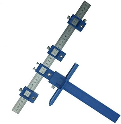 Bluedophin Drill Guide Sleeve Cabinet Hardware Jig Drawer Pull Jig Wood Drilling Dowelling Hole Saw Master System