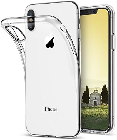 iPhone X Case, Miok Crystal Clear Transparent Case iPhone X Case Cover [Shock Absorption] for 5.8" Apple iPhone X / iPhone 10 (2017 Release) [Supports Wireless Charging] (Clear)