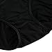 Ekouaer Women's Sleek String Bikini Panty Seamfree Low Rise Tanga 3 Pack Black, Small