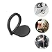 YOSPOSS B076PYHXYT Cell Phone Ring Holder, iPhone Finger Grip/Stand/Kickstand/Car Mount,360°Rotation and 180°Flip,[Washable][Removable] for iPhone IPad Samsung Galaxy Huawei(), Black