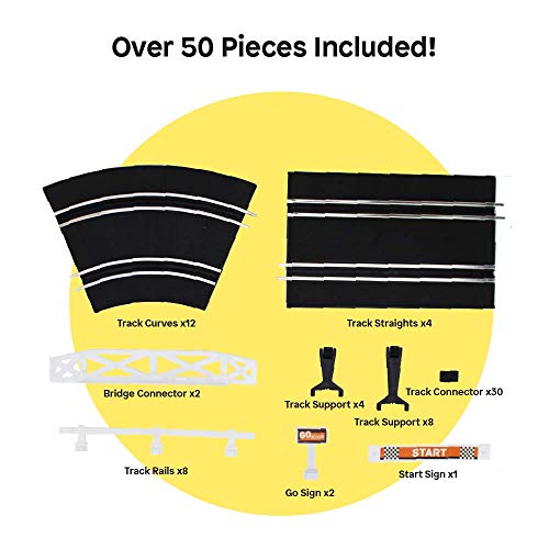 Boley Slot Car Racing Track Set Build Your Own Electric DoubleRail