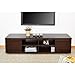 ioHOMES Kirry Multi-Storage TV Stand, Walnut