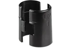 Alera ALESW59SLBL Plastic Wire Shelving Shelf Lock Clips - Black (4 Piece/Pack)