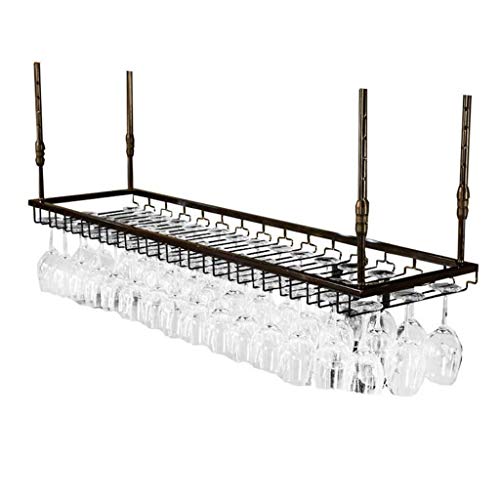 Lxyplm Wine Rack Goblet Stemware Wine Glass Racks Ceiling Mounted