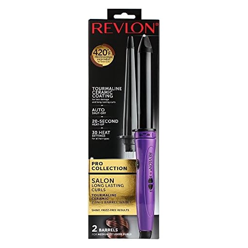 Revlon Salon Long Lasting Bouncy & Loose Curls 2-in-1 Curling Wand, 1" - Image 9