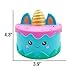 Vanely 3PCS Jumbo Squishies Narwhale Cake Unicorn Donut Set Kawaii Squishy Slow Rising Cream Scented Soft Squeeze Toy for Kids Stress Relief Hop Props
